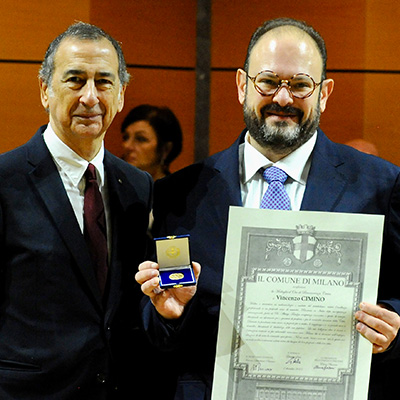 L'AMBROGINO D'ORO 2025 AL NOSTRO PROF. VINCENZO CIMINO