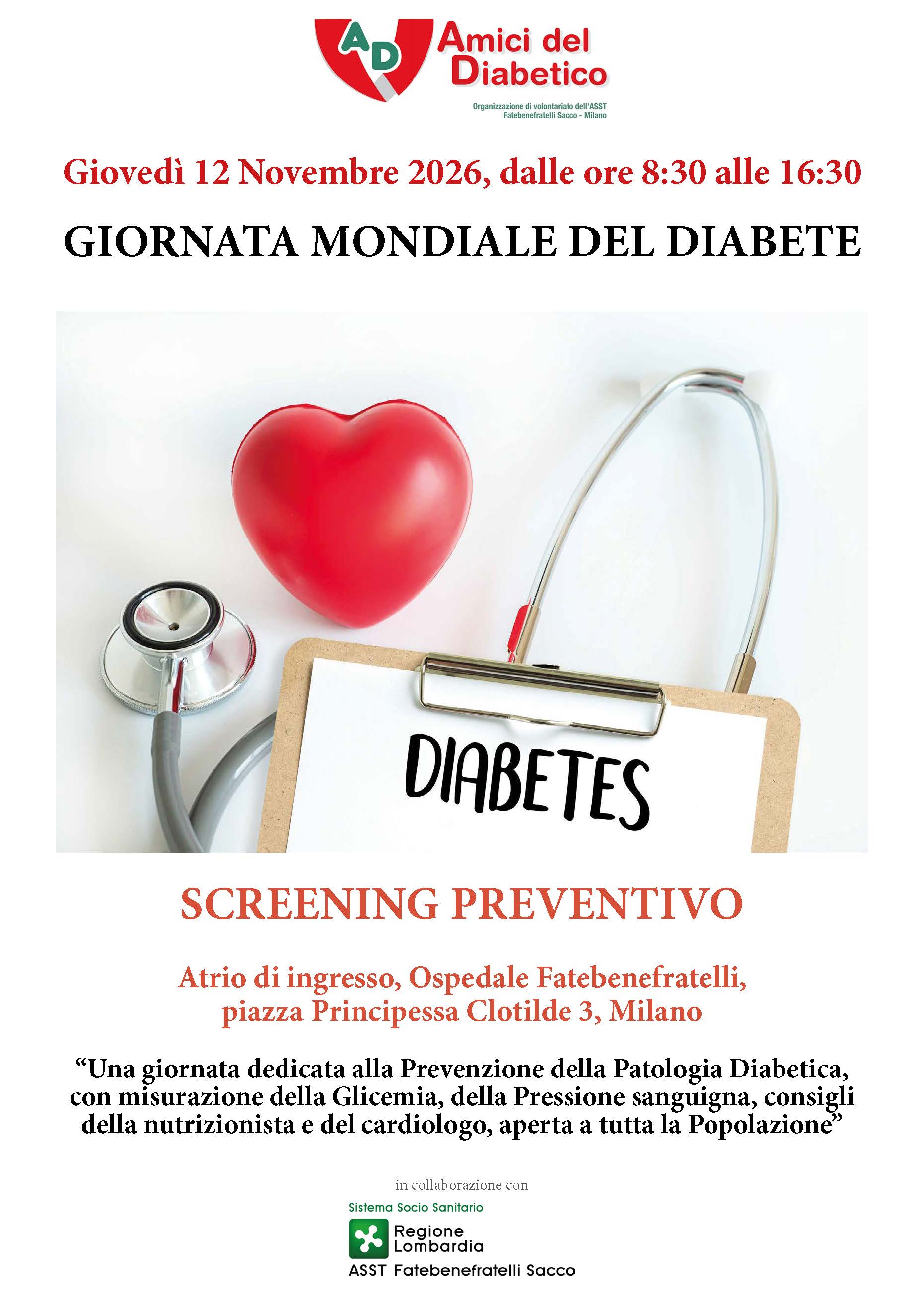 LA PREVENZIONE E' L'ARMA PIU' POTENTE PER SCONFIGGERE IL DIABETE